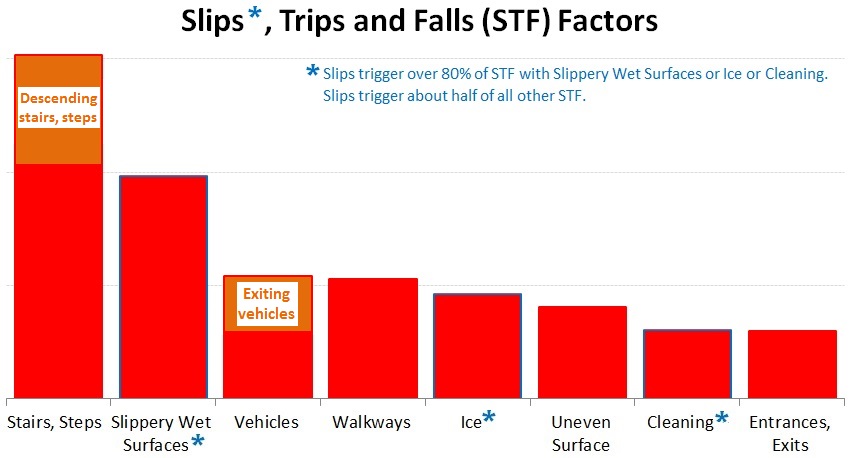 Slips Trips and Falls Factors Slips Trips and Falls Factors